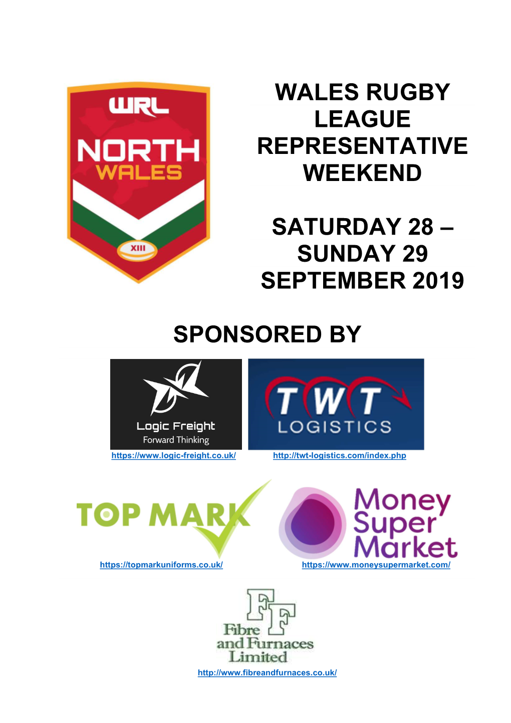 Wales Rugby League Representative Weekend