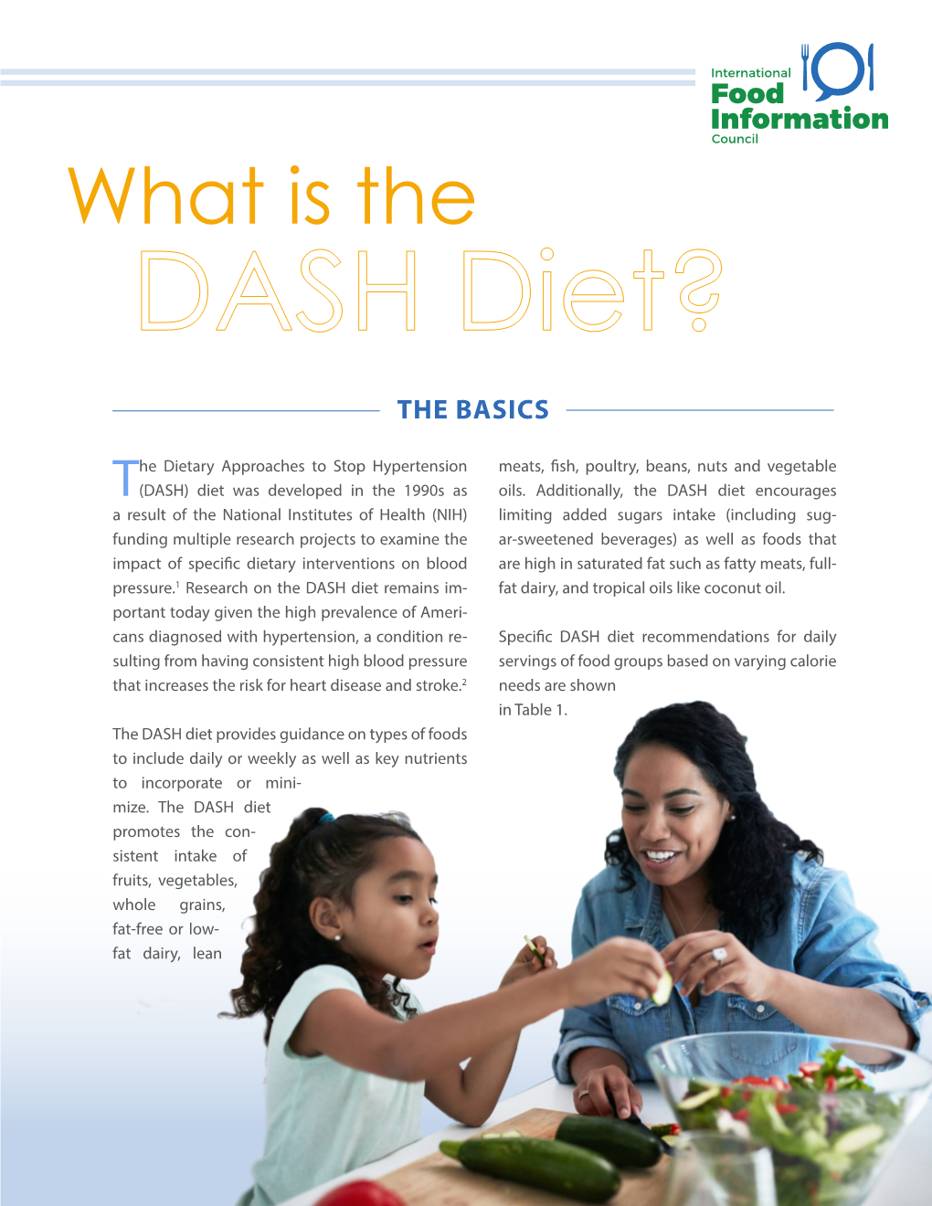 Download the DASH Diet Fact Sheet