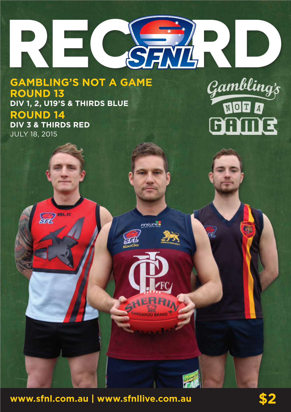 SFNL Record Gambling's Not a Game Round 13/14