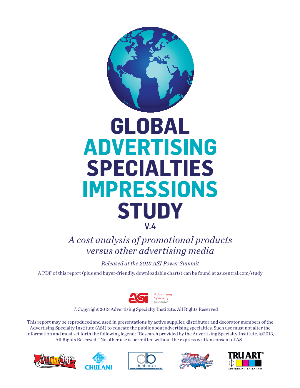 Global Advertising Specialties Impressions Study V.4