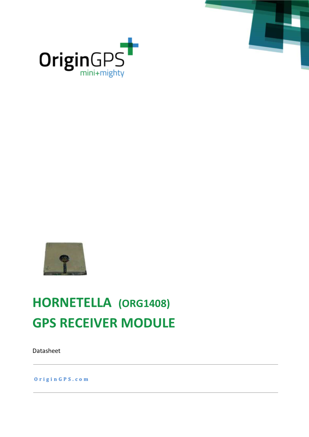 Hornetella ORG1408 GPS Receiver Module
