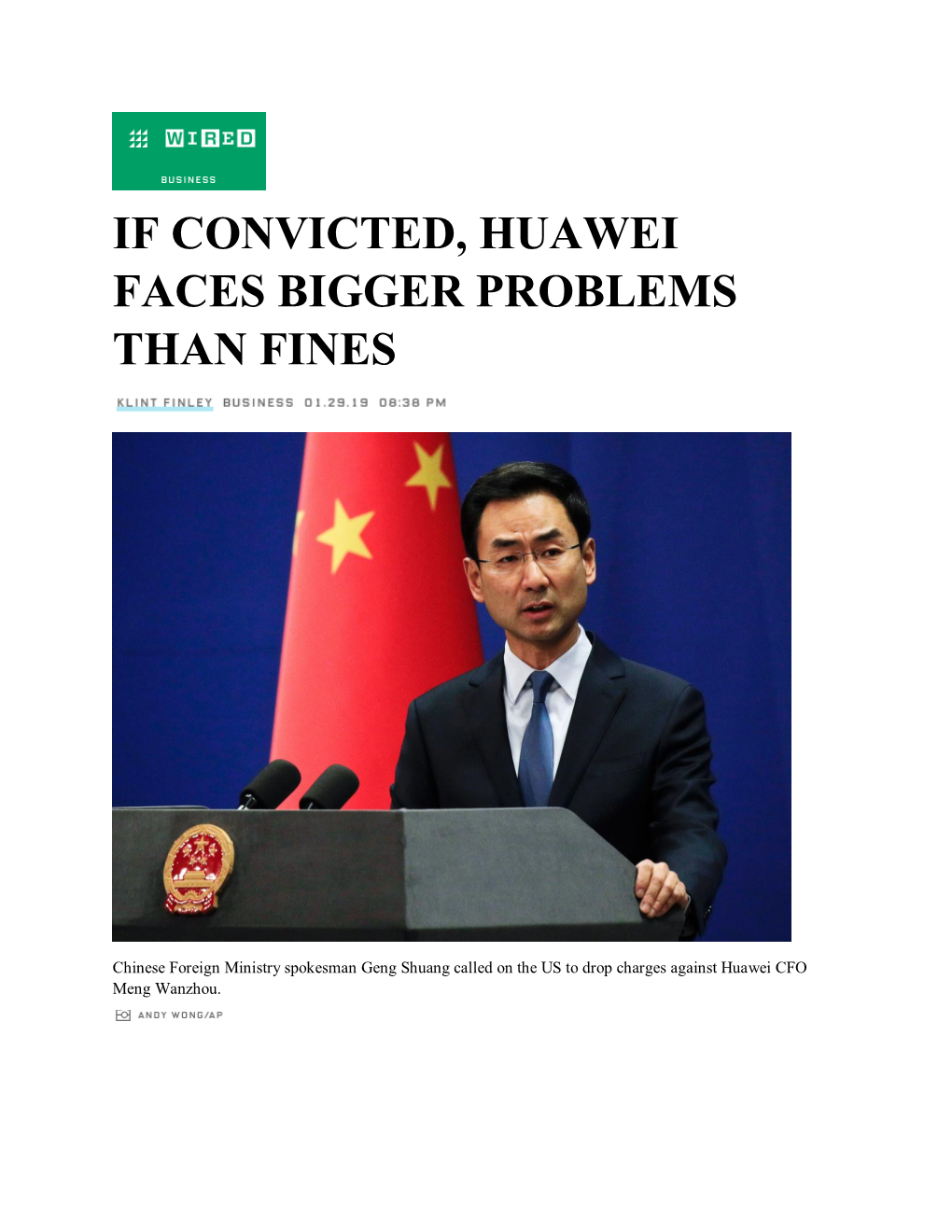If Convicted, Huawei Faces Bigger Problems Than Fines