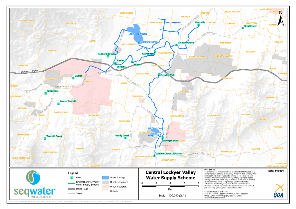 Central Lockyer Valley Water Supply Scheme