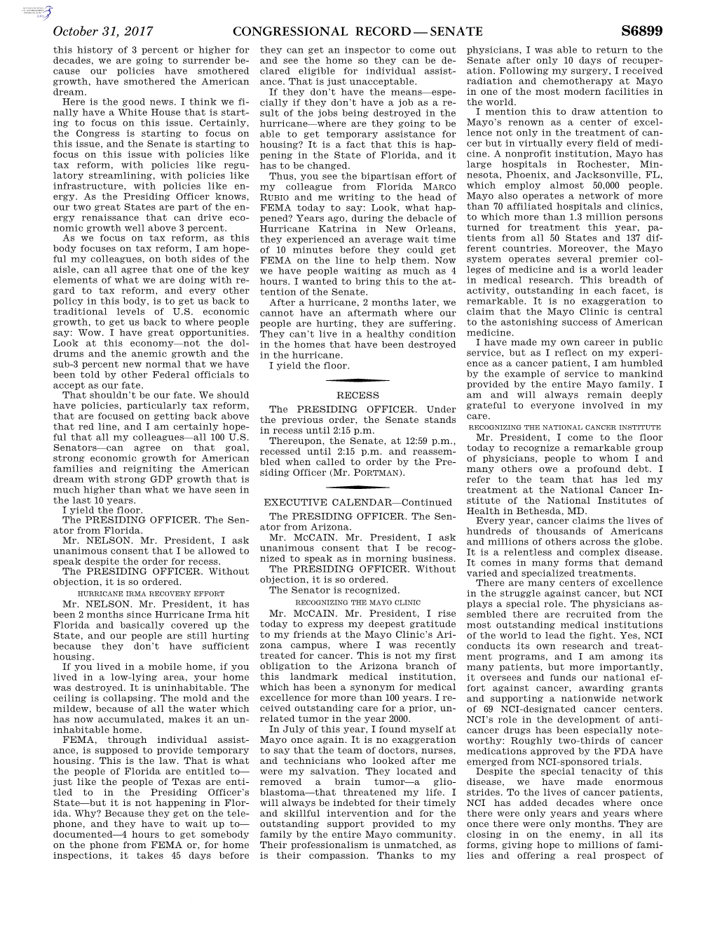 Congressional Record—Senate S6899