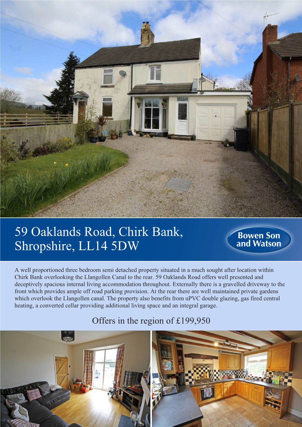 59 Oaklands Road, Chirk Bank, Shropshire, LL14 5DW