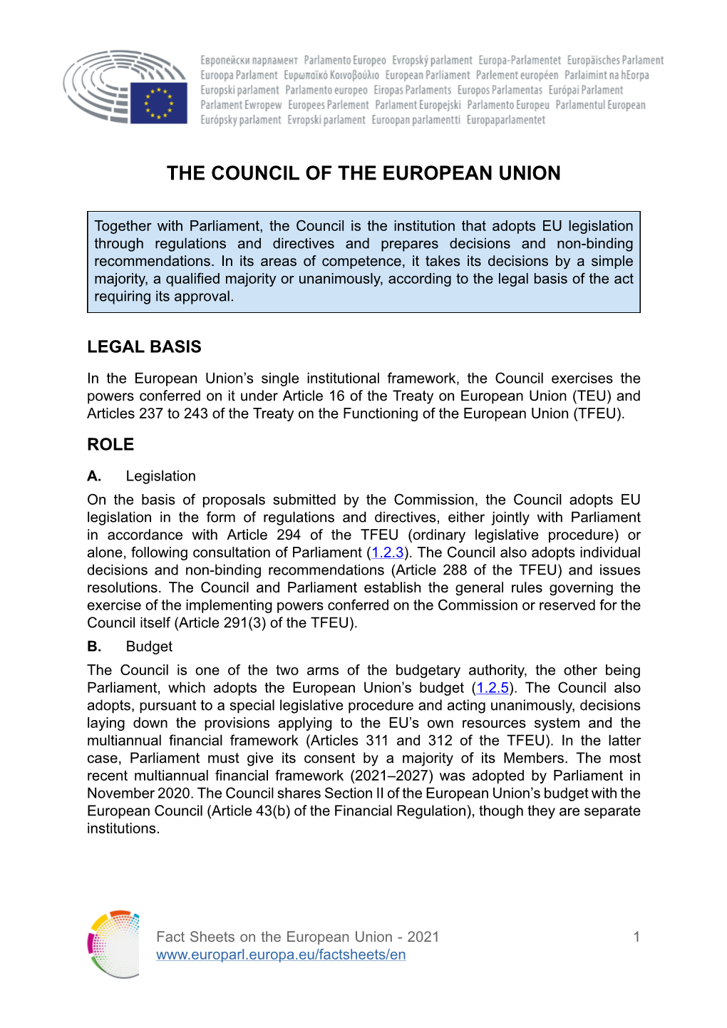 The Council of the European Union