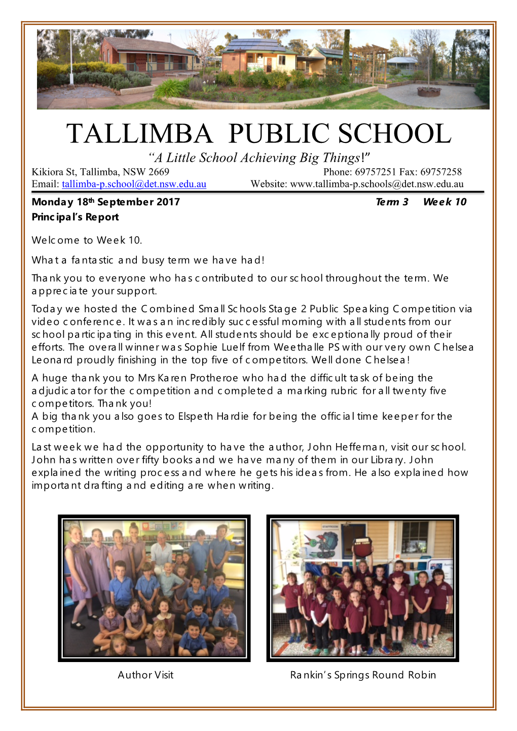 Tallimba Public School
