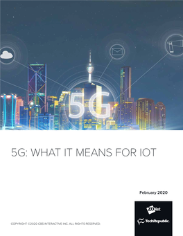 5G: What It Means for Iot