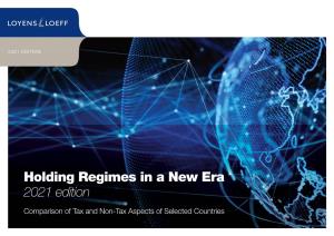 Holding Regimes in a New Era 2021 Edition