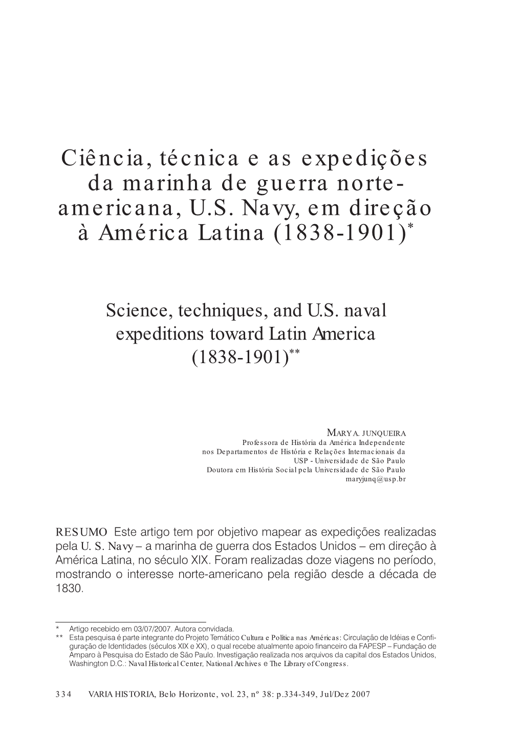 Americana, US Navy, Em Direção À América Latina (1838-1901)