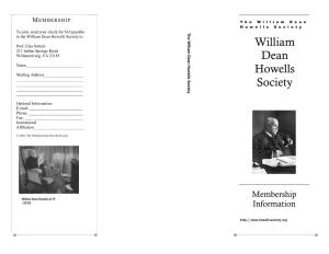 William Dean Howells Society