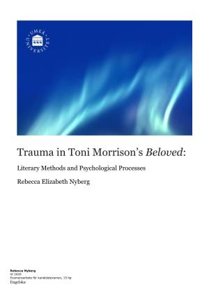 Trauma in Toni Morrison's Beloved