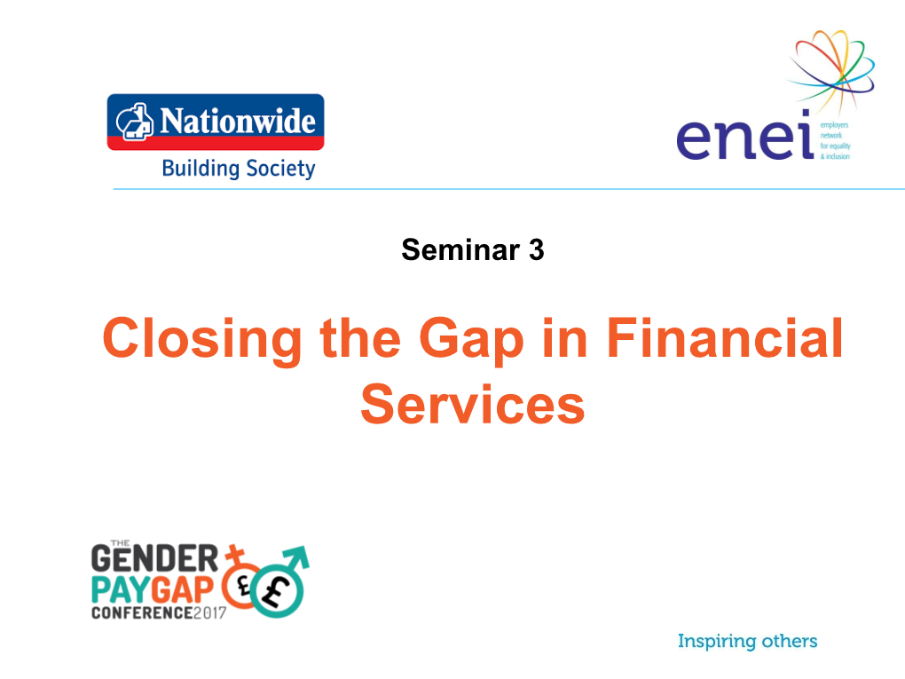 Closing the Gap in Financial Services  a Very Short History