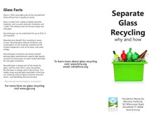 Separate Glass Recycling