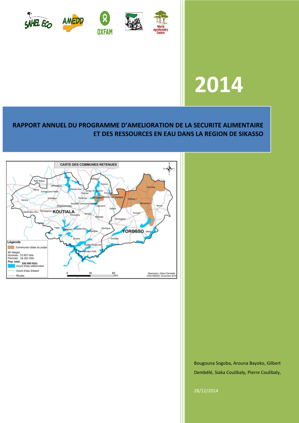 Rapport Annuel Du Programme D'amélioration De La Sécurité