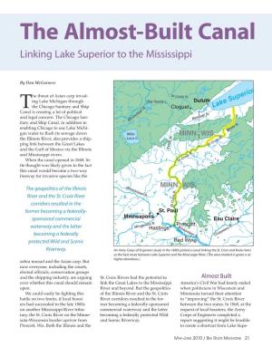 The Almost-Built Canal: Linking Lake Superior to the Mississippi