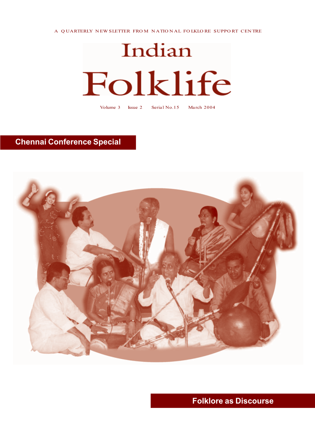 Chennai Conference Special Folklore As Discourse
