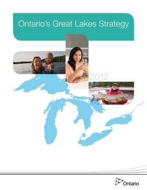 Ontario's Great Lakes Strategy