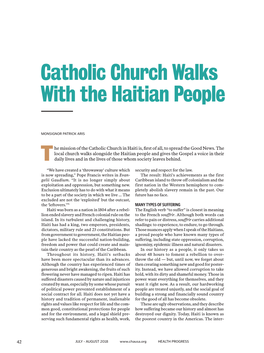 Catholic Church Walks with the Haitian People