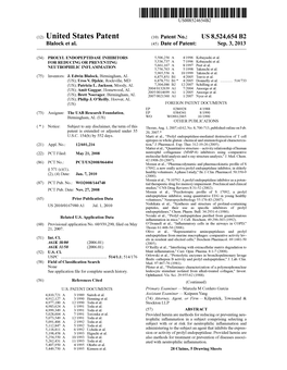 (12) United States Patent (10) Patent No.: US 8,524,654 B2 Blalock Et Al