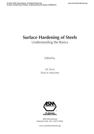 Surface Hardening of Steels: Understanding the Basics (#06952G)