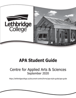 APA Student Guide