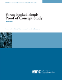 Forest-Backed Bonds Proof of Concept Study ISSUE BRIEF