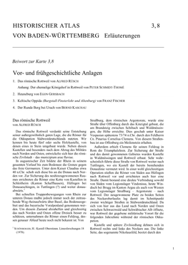 Historischer Atlas 3, 8 Von Baden-Württemberg