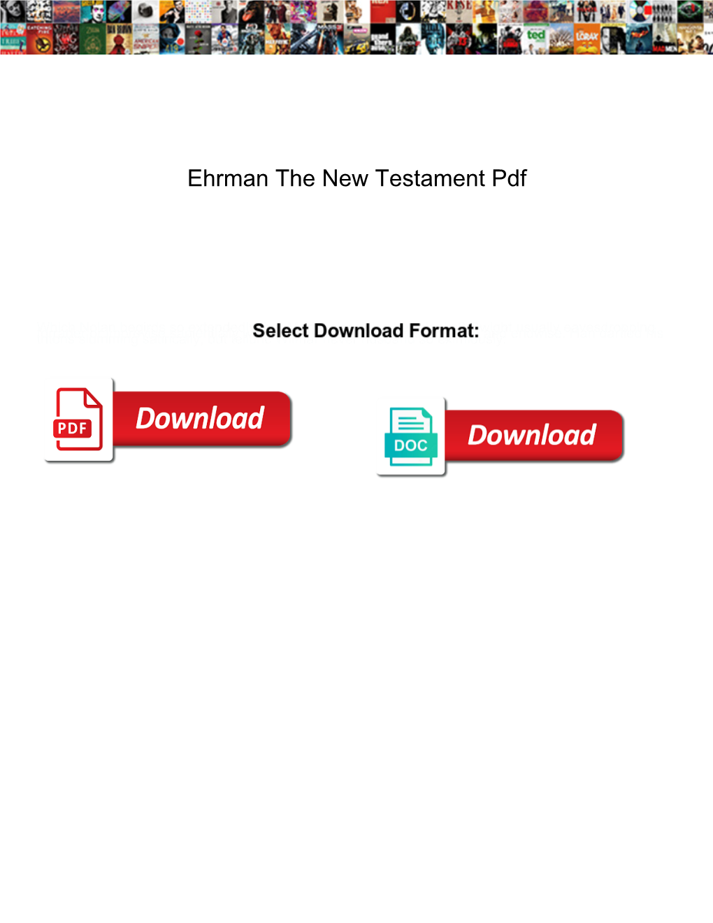 Ehrman the New Testament Pdf