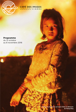 Programme Du 12 Octobre Au 8 Novembre 2016