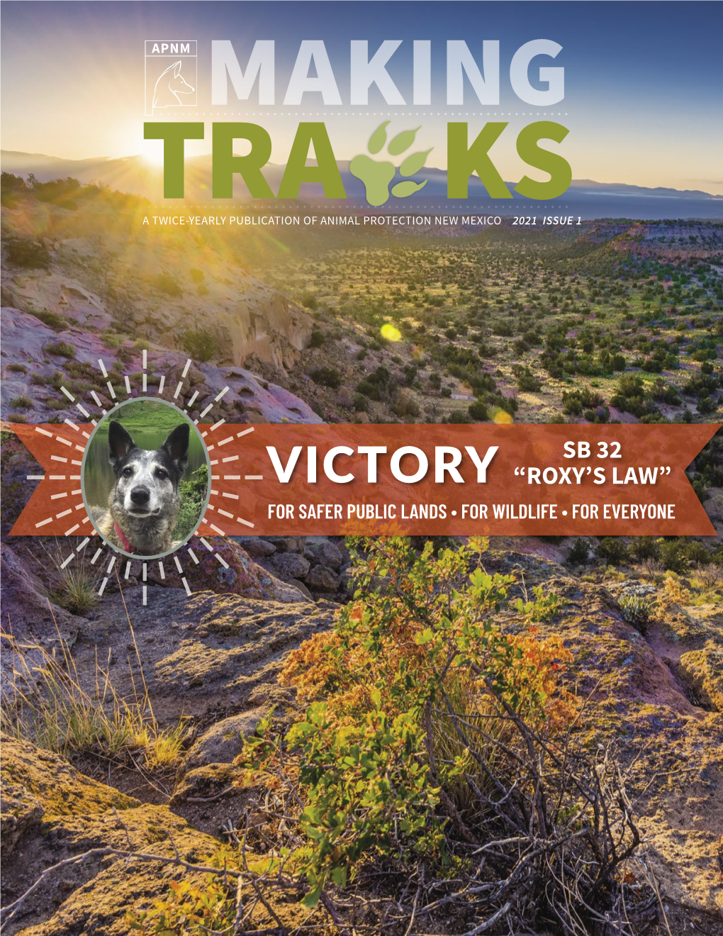 Making Tracks 2021 Issue 1 Animal Protection New Mexico