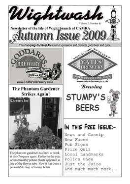 In This Free Issue:- News and Gossip New Faces Pub Signs Prize Quiz the Phantom Gardener Has Been at Work Local Landmarks at the Chequers Again