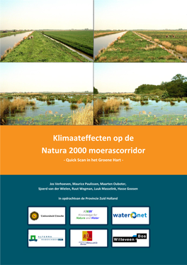 Klimaateffecten Op De Natura 2000 Moerascorridor