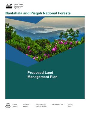 Nantahala and Pisgah National Forests Proposed Land Management Plan