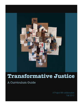 Transformative Justice a Curriculum Guide