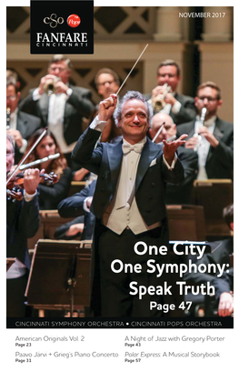 One Symphony: Speak Truth One City