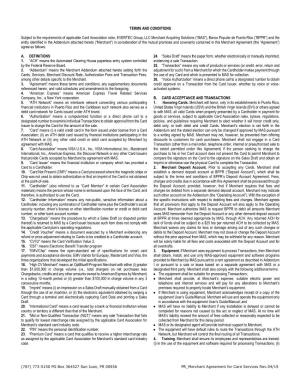 TERMS and CONDITIONS Subject to the Requirements of Applicable Card
