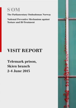 2015 Telemark Prison, Skien Branch – Visit Report EN