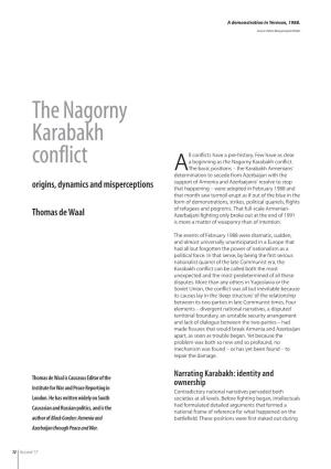 The Nagorny Karabakh Conflict