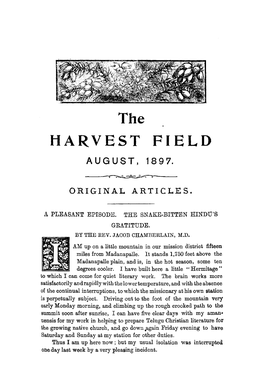 The HARVEST FIELD
