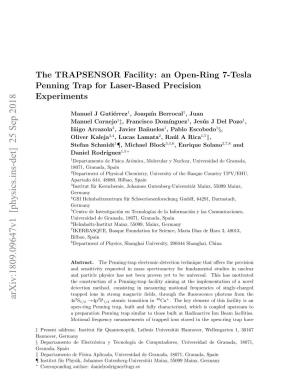 An Open-Ring 7-Tesla Penning Trap for Laser-Based Precision Experiments