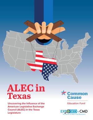 "ALEC in Texas" Report