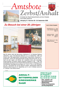 20. Ausgabe V. 25.09.2020