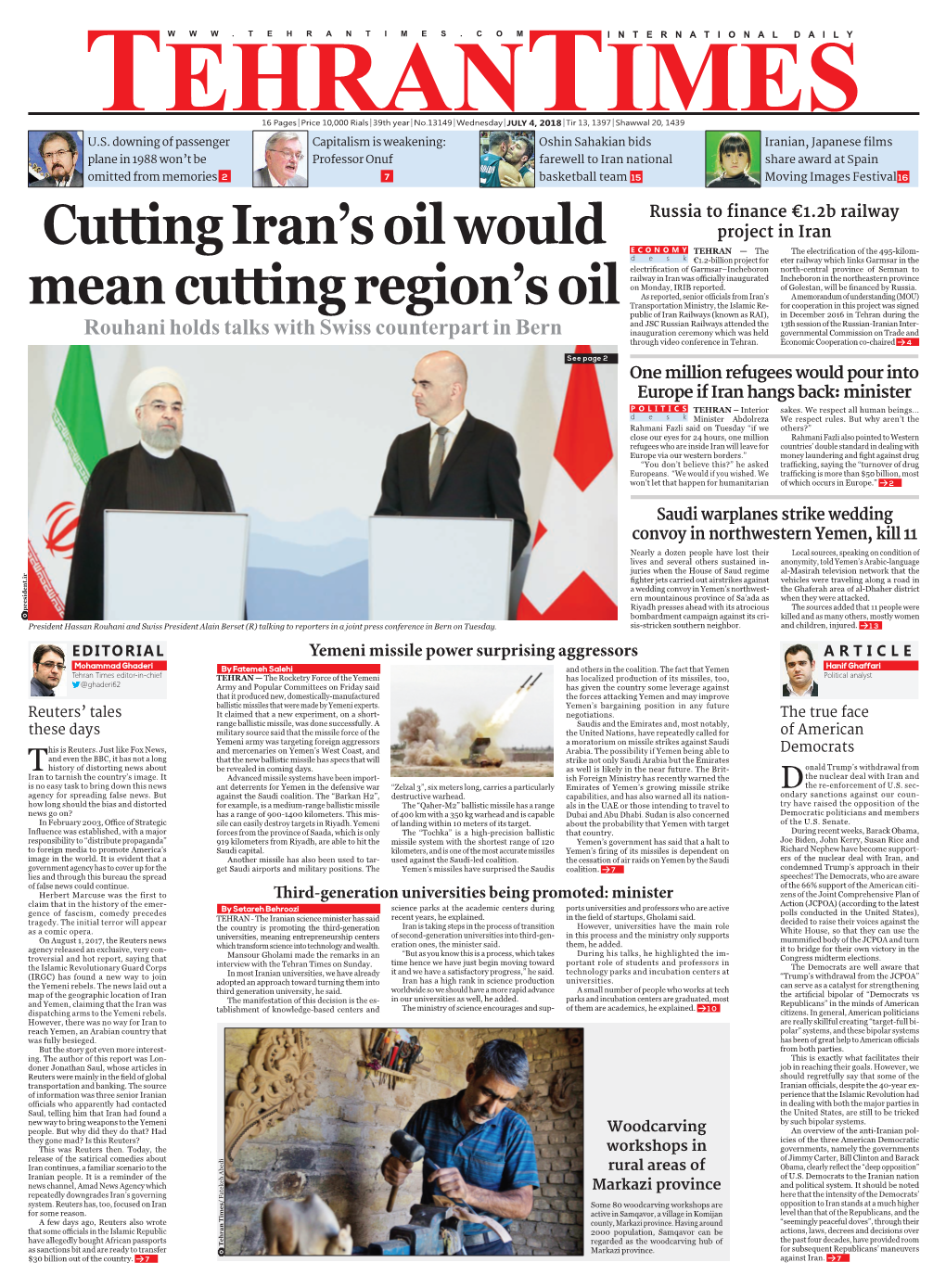 Cutting Iran's Oil Would Mean Cutting Region's