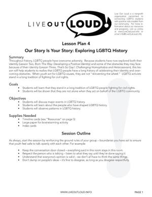 Exploring LGBTQ History Summary Throughout History, LGBTQ People Have Overcome Adversity
