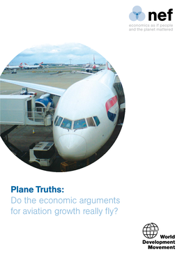 Plane Truths: Do the Economic Arguments for Aviation Growth Really Fly?