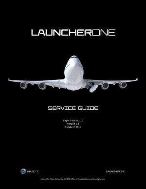 Virgin Galactic Launcherone Service Guide