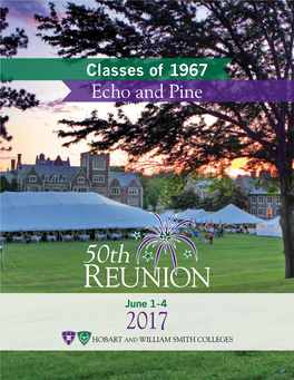 Classes of 1967 Echo and Pine