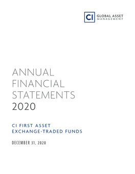 Annual Financial Statements 2020