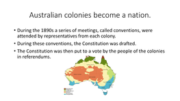 The Australian Colonies Become a Nation